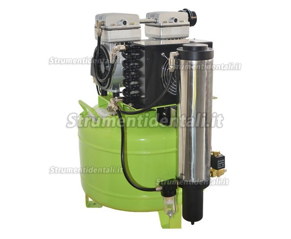 Greeloy® GA-81 40 litri compressore silenziato senza olio con essiccatore